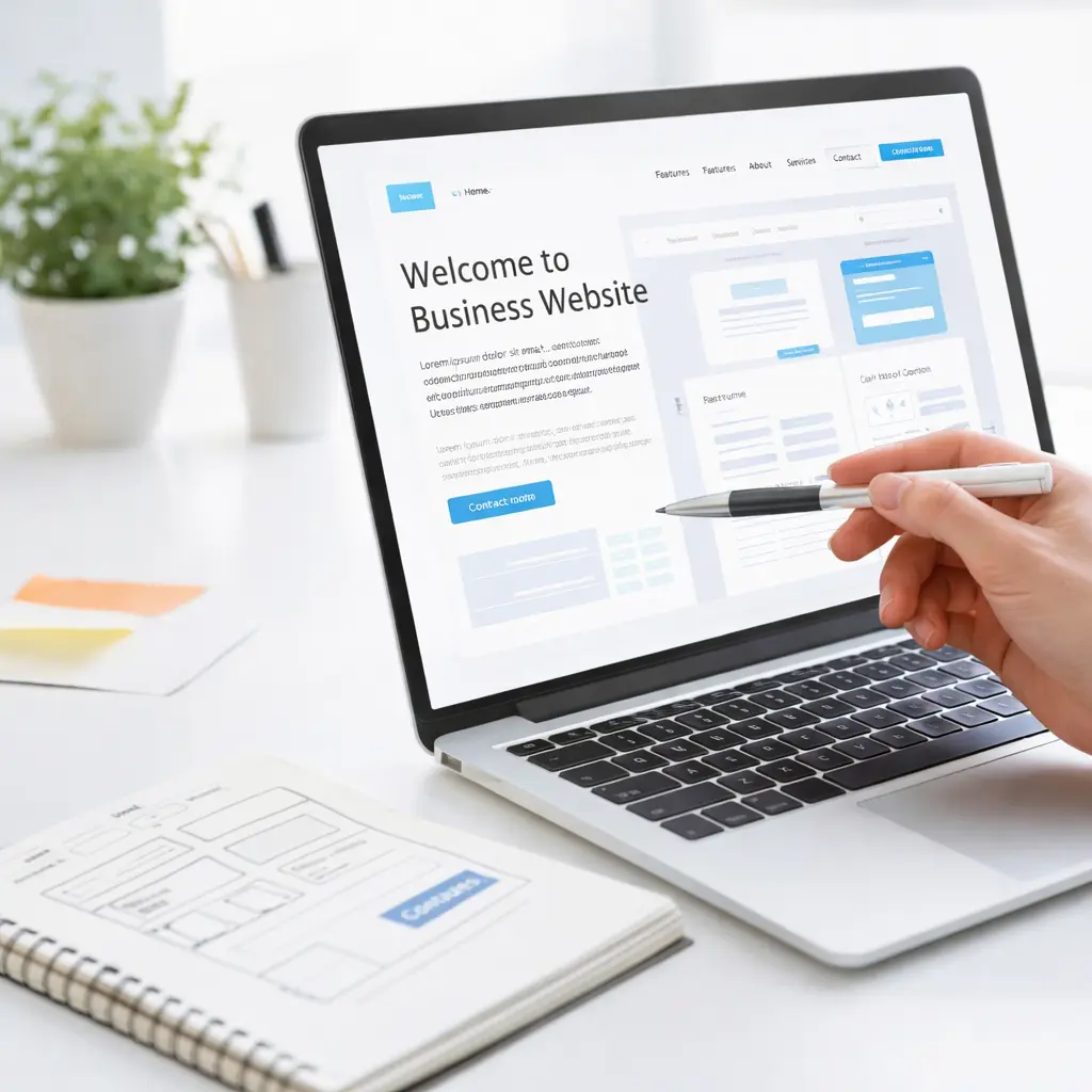 Verkkosivujen suunnittelua kannettavalla tietokoneella